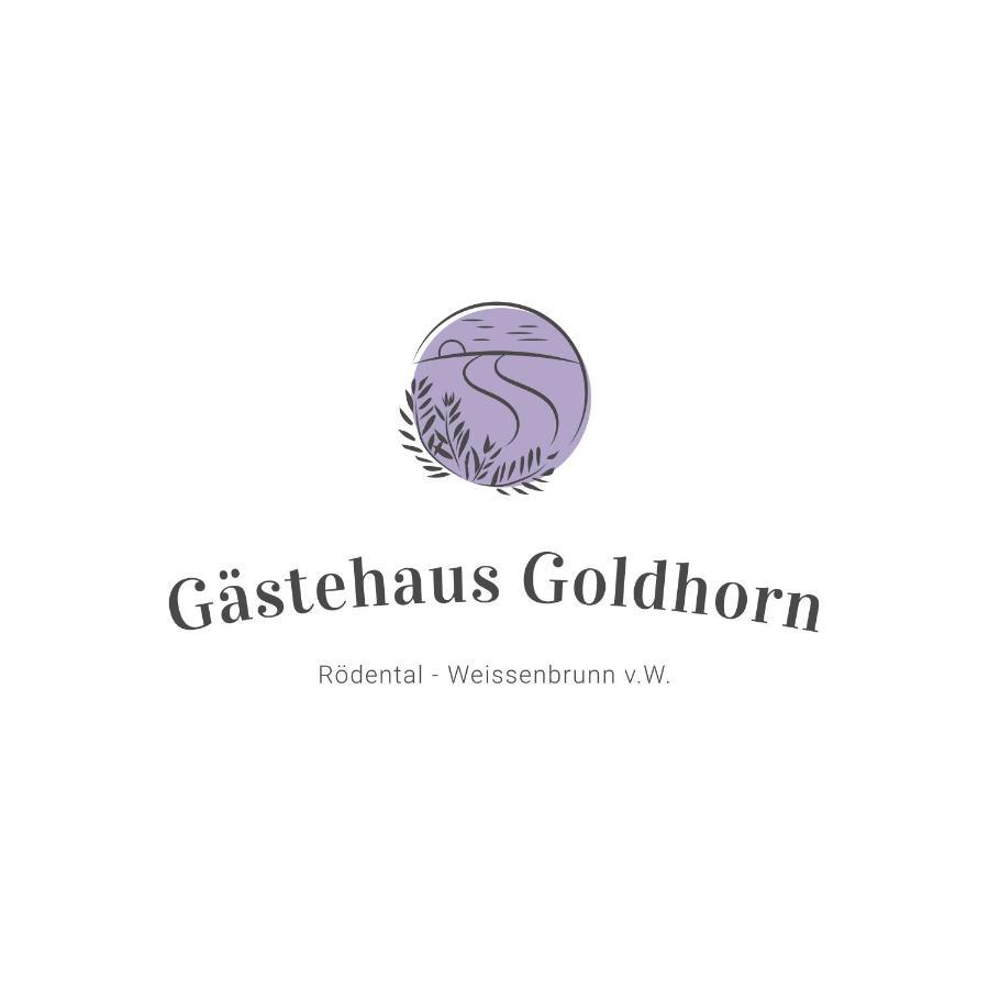 Отель Gaestehaus Goldhorn Rodental Экстерьер фото